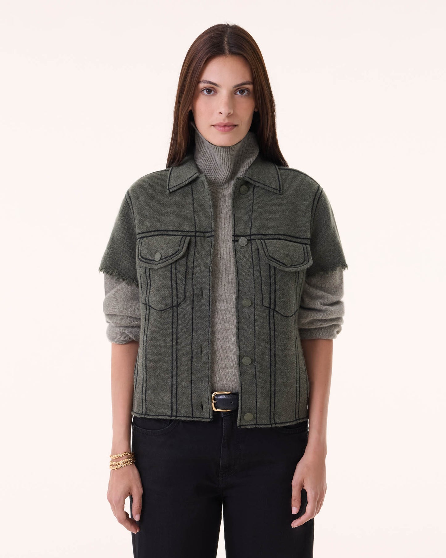 Jacket Jessinda dark khaki