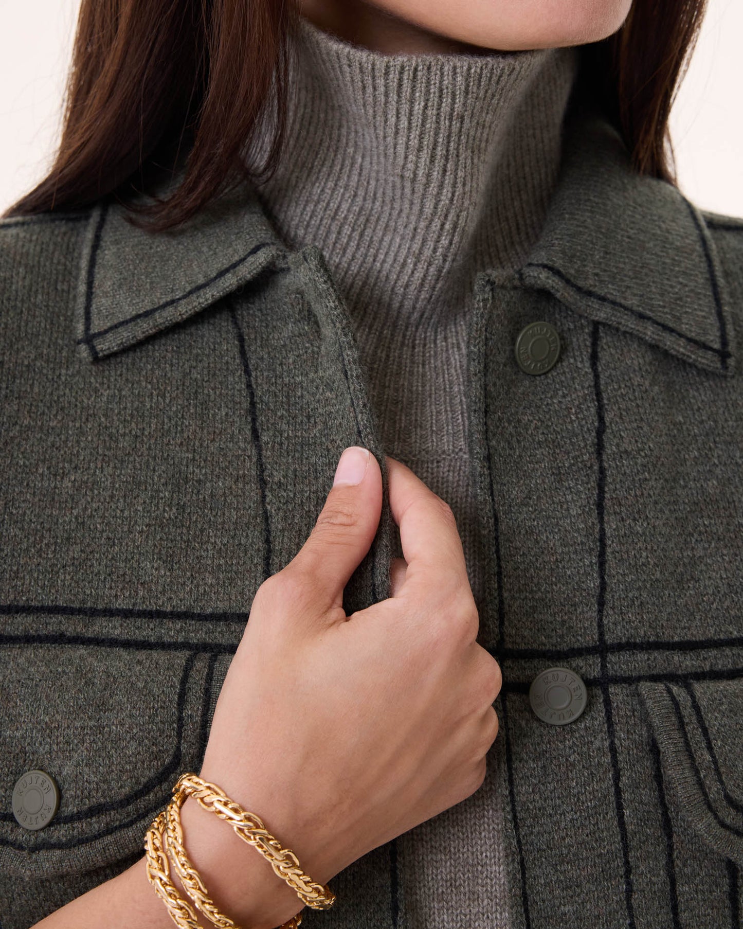 Jacket Jessinda dark khaki