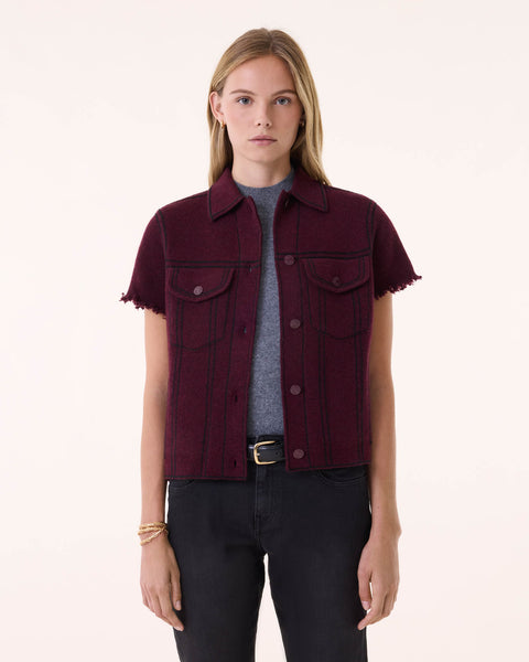 Jacket Jessinda burgundy - Image principale