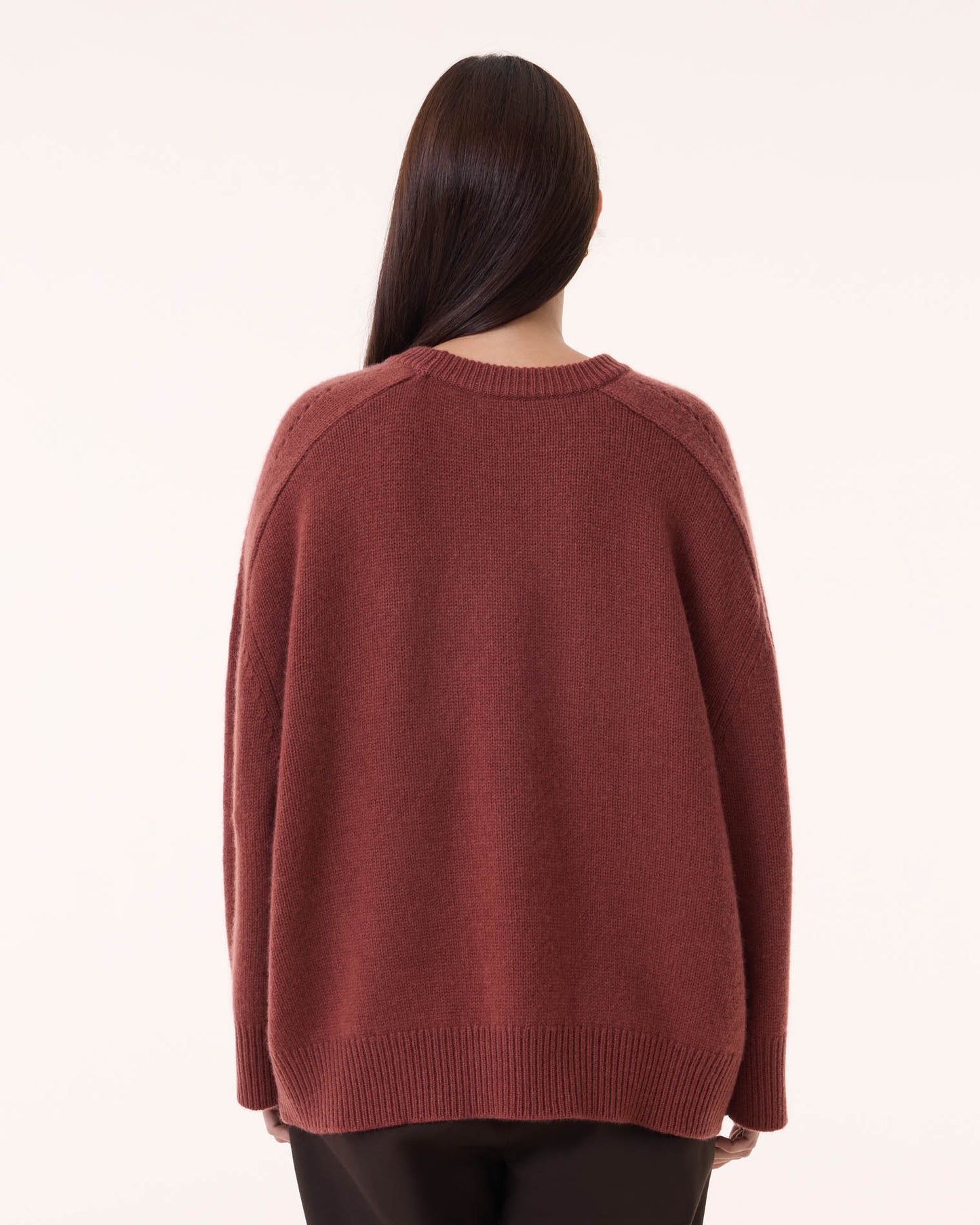 Pull Diane bordeaux sienne