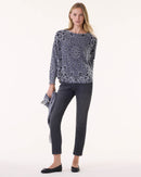 Pull Mela Bandana Bico gris flanelle