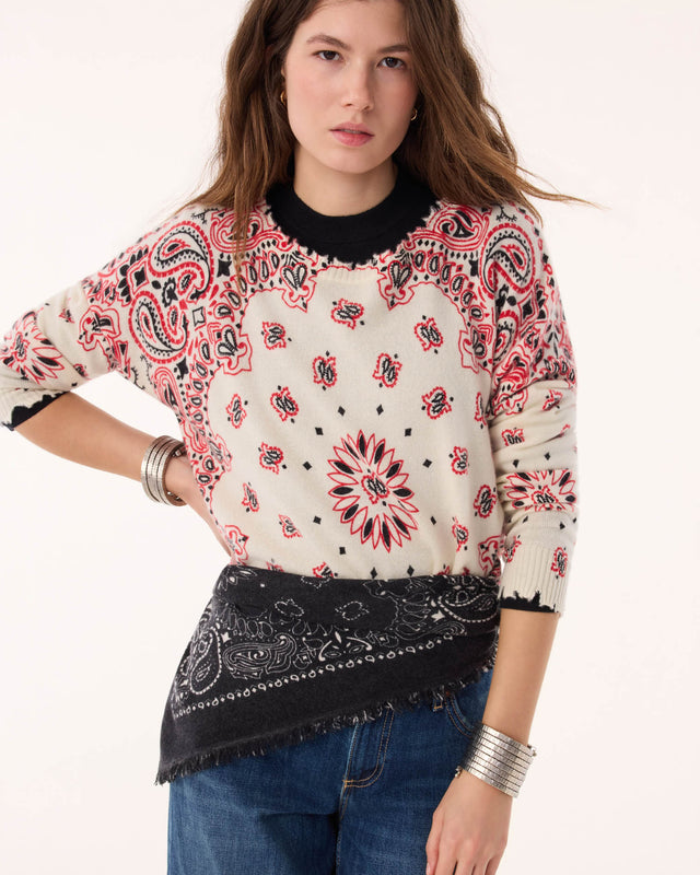 Sweater Mela Western coral red - Image principale