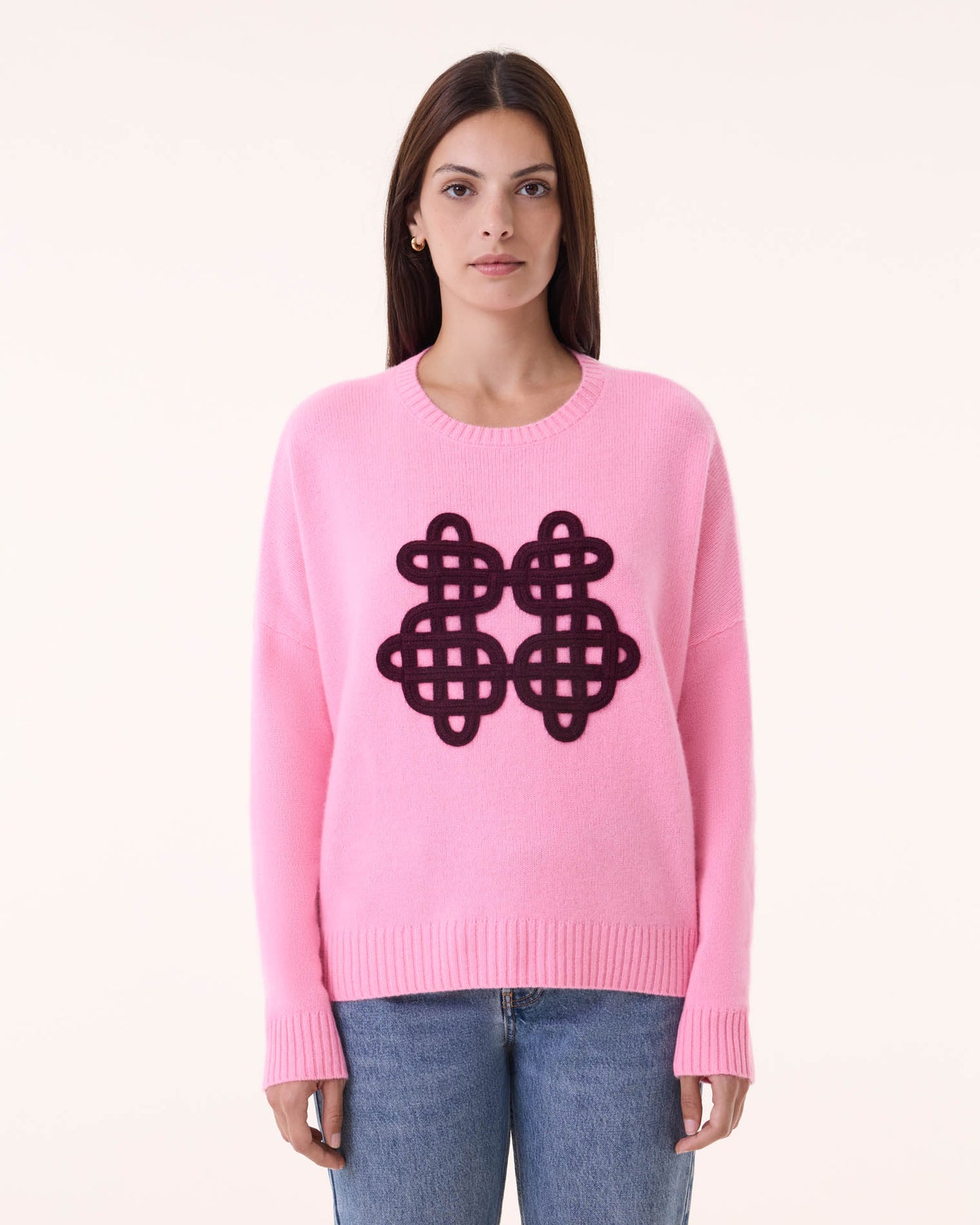 Sweater Amelie Symbol bubblegum pink