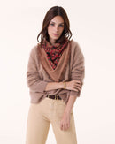 Pull Loty beige camel
