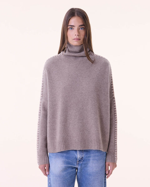 Pull Thea taupe - Image principale