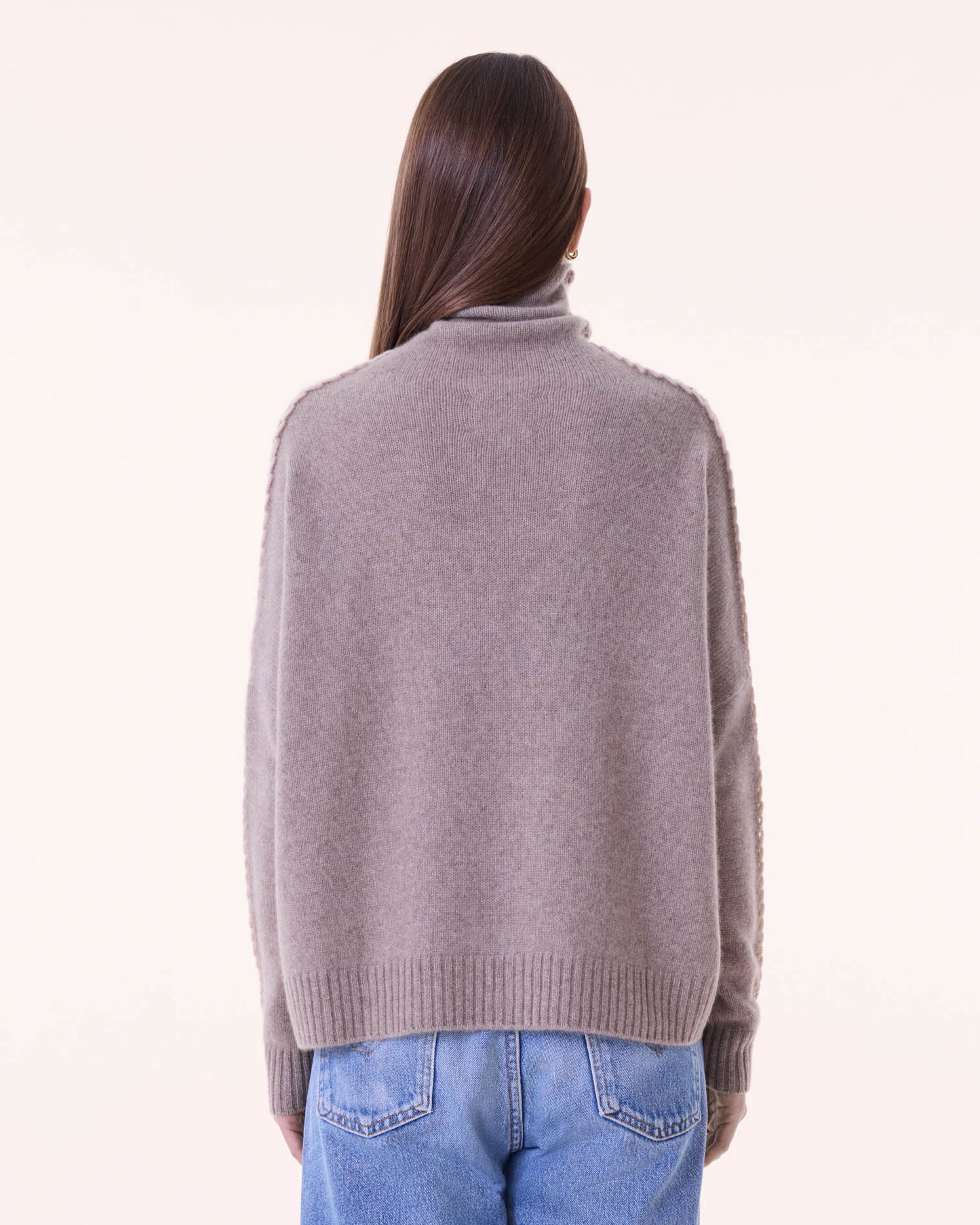 Pull Thea taupe