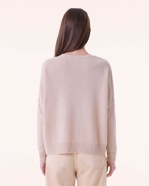 Pull Amea beige organic - Image principale