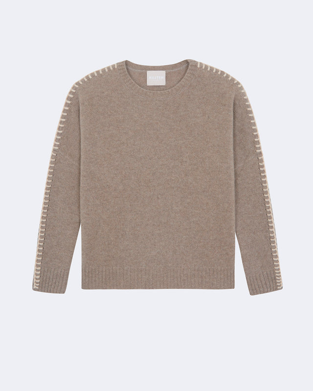 Pull Amea taupe - Image principale
