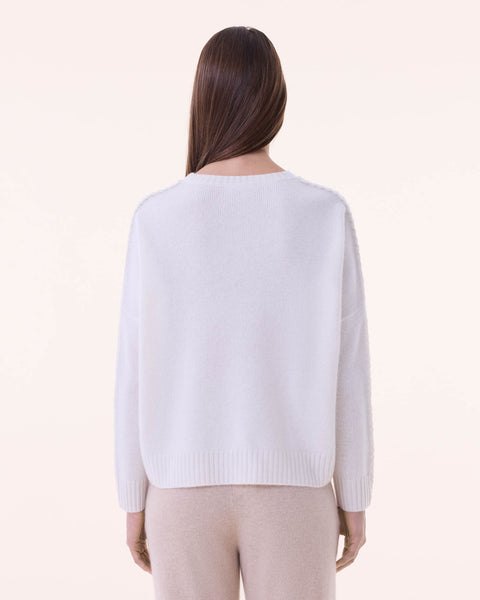 Pull Amea blanc - Image principale