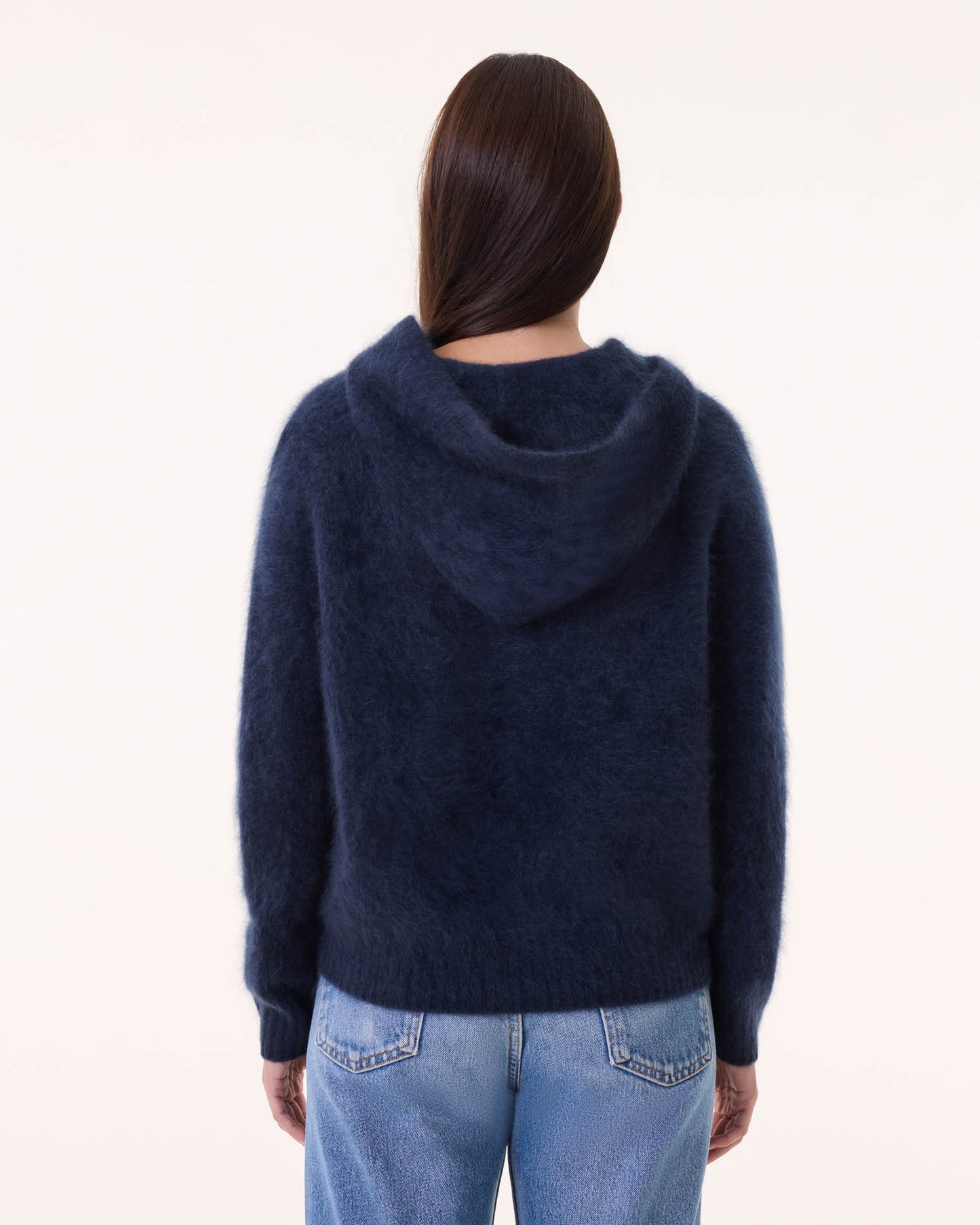 Pull Hoodie Soso bleu marine foncé