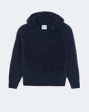 Pull hoodie soso cachemire bleu - Kujten packshot