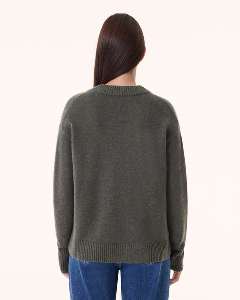 Sweater Lila dark khaki - Image principale