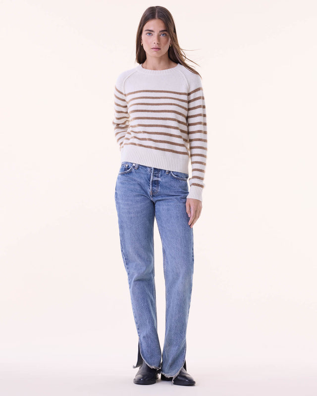 Pull Shima blanc camelo - Image principale
