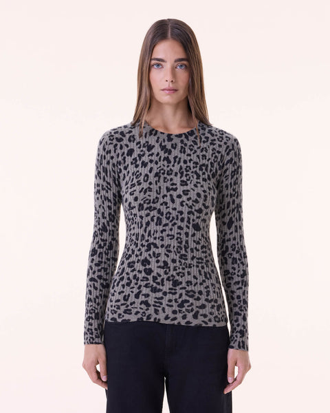 Sweater Bibi Leo marl khaki - Image principale