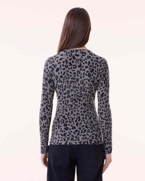 Sweater Bibi Leo marl khaki - Image principale