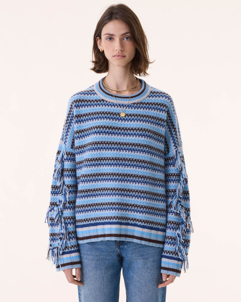 Sweater Zanabi blue ice - Image principale