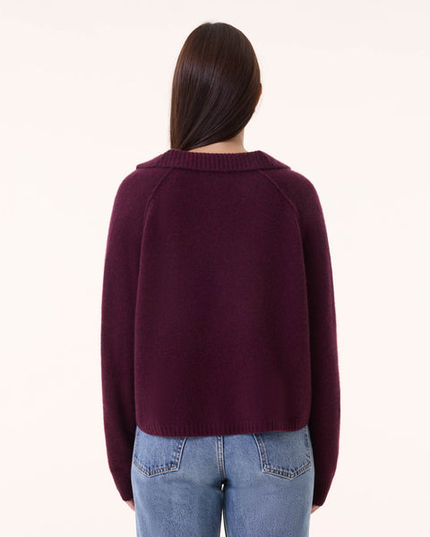 Polo Aenora burgundy - Image principale