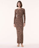 Robe Bibi Leo marron camelo