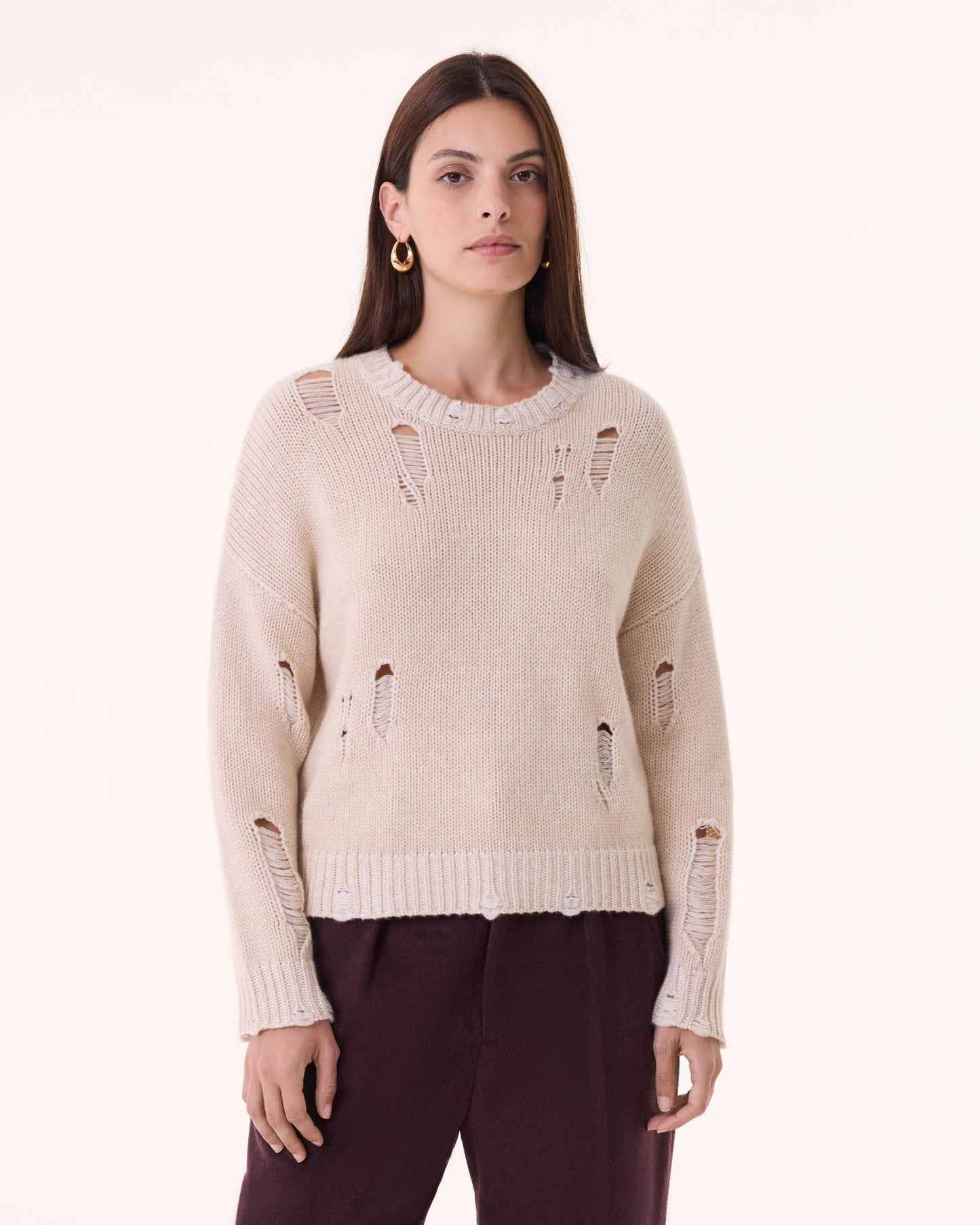 Sweater Brooke organic beige