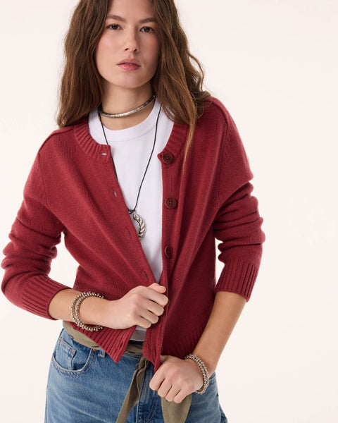 Gilet Caroline Cardigan sierra - Image principale