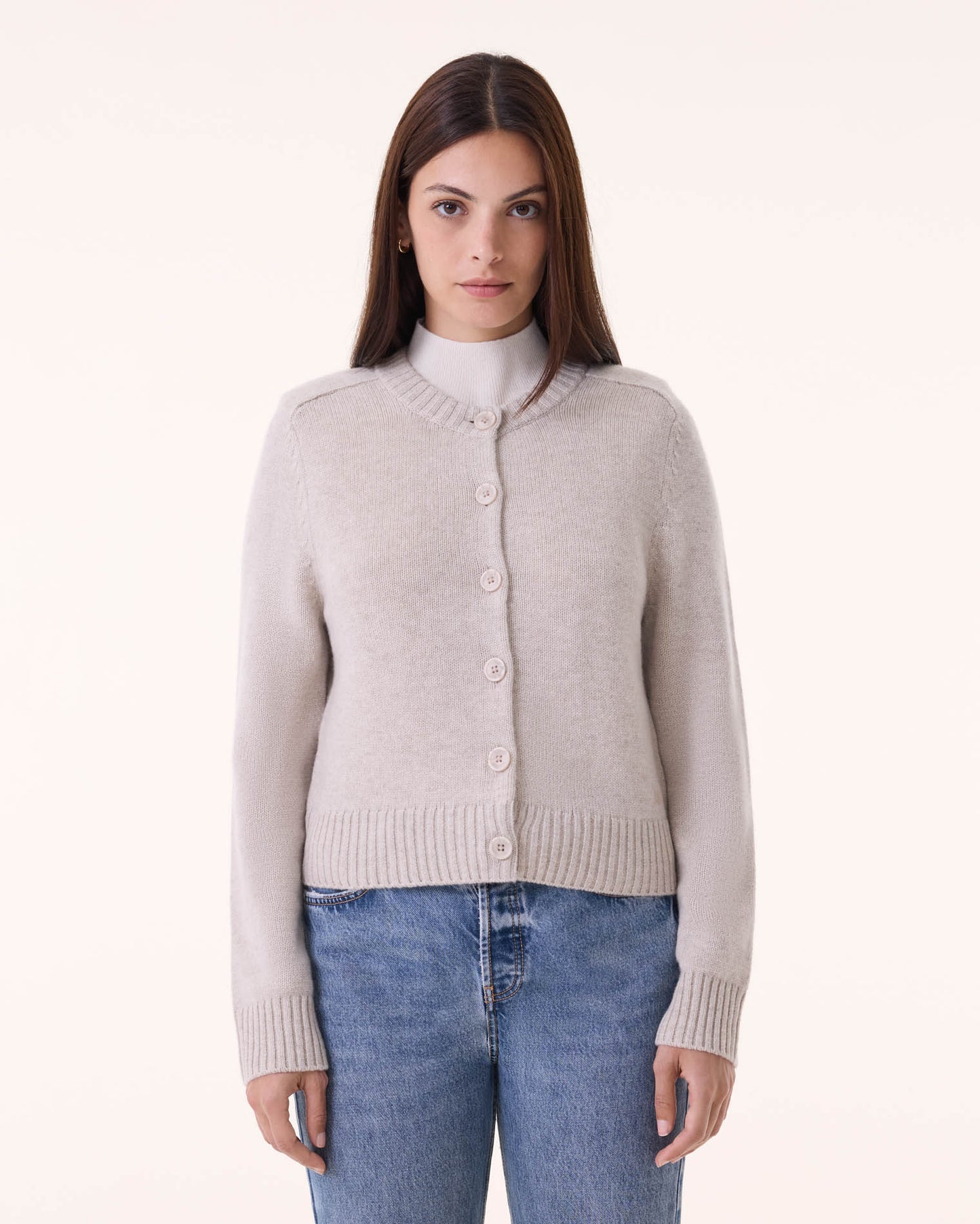 Cardigan Caroline avoine