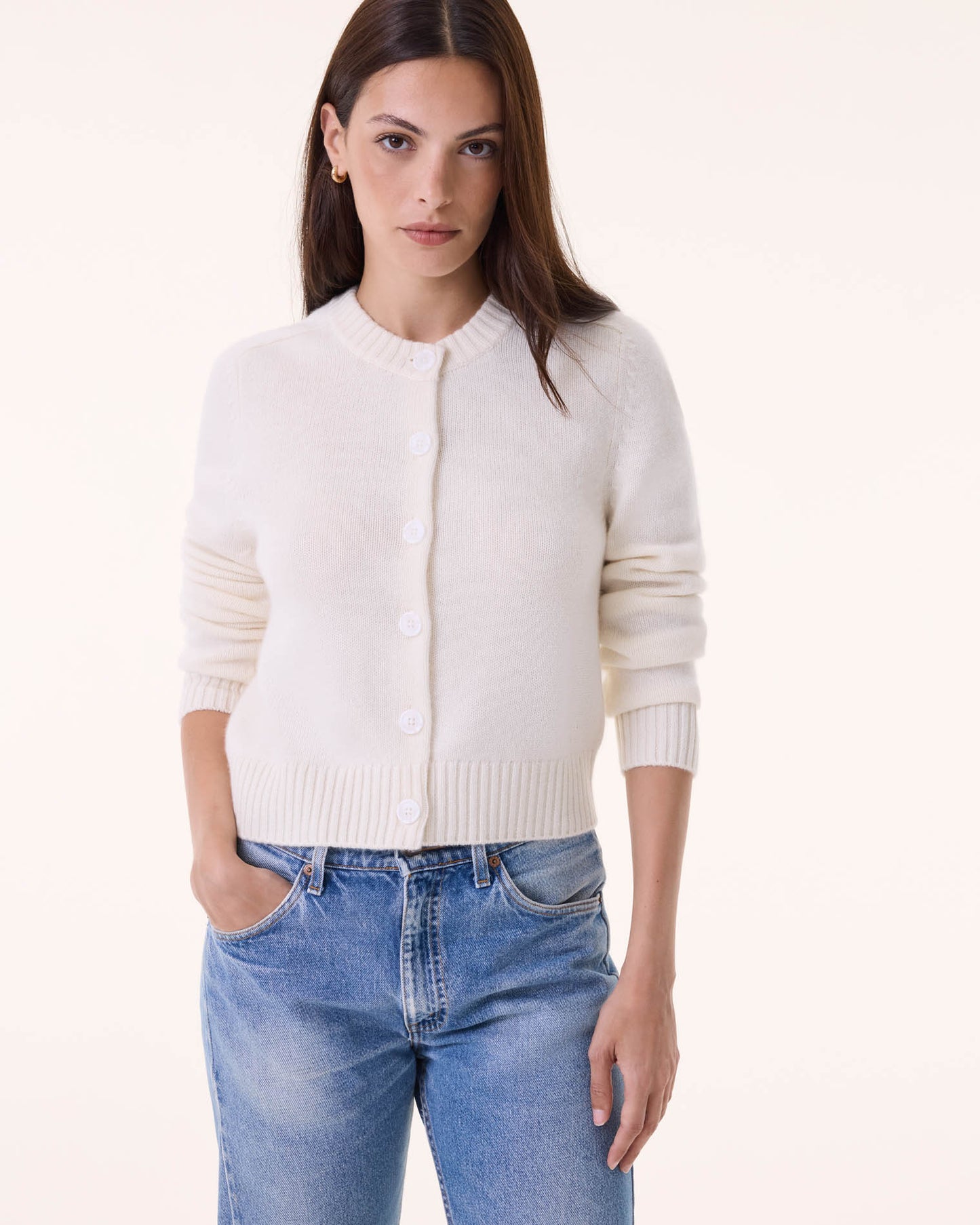 Cardigan Caroline blanc