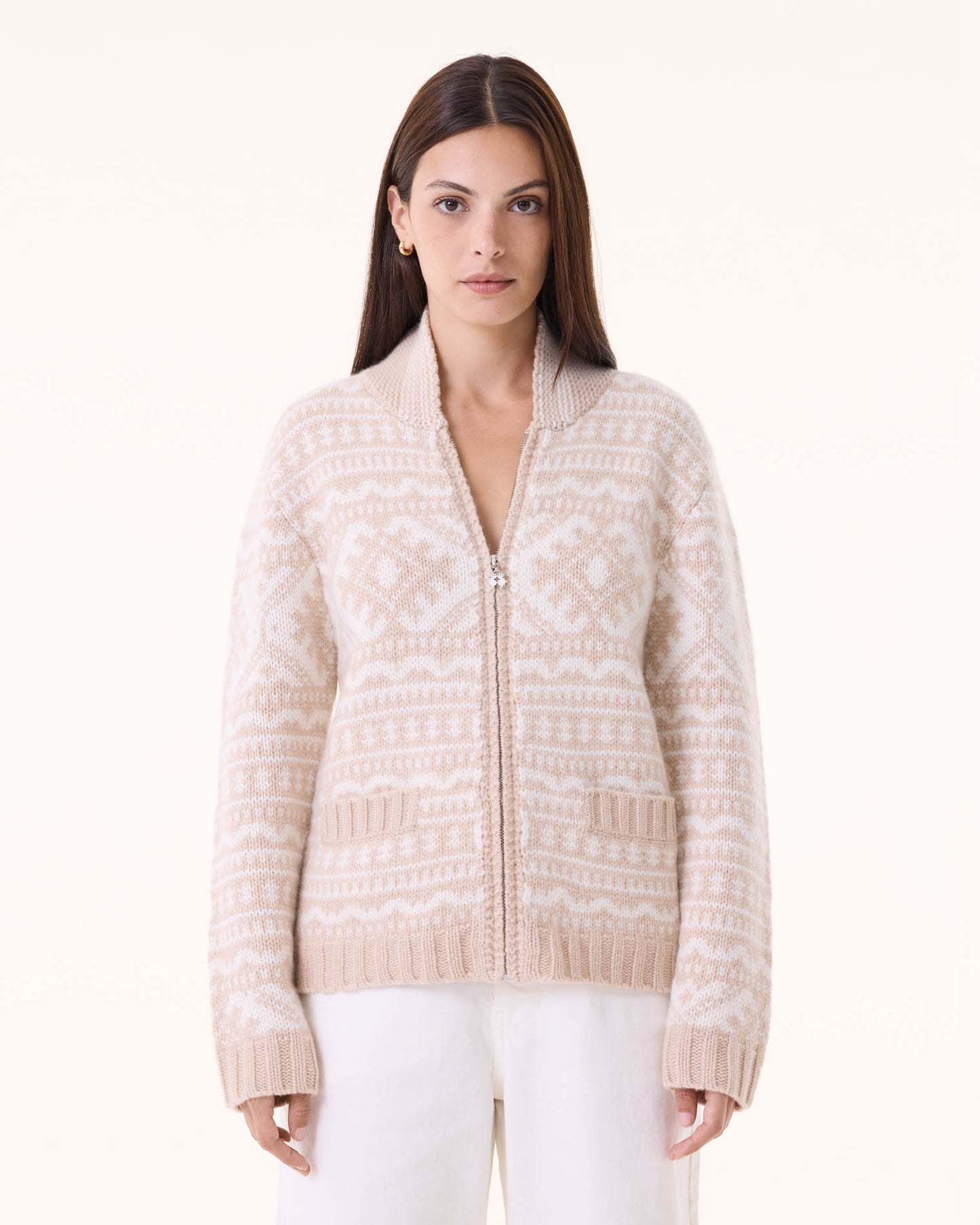 Vest Danaya organic beige
