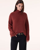 Sweater Demi earth burgundy