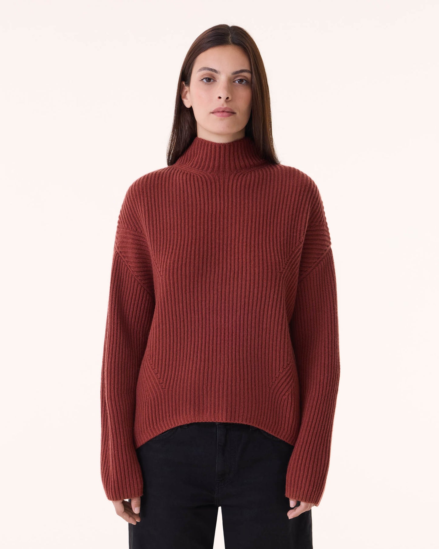 Sweater Demi earth burgundy
