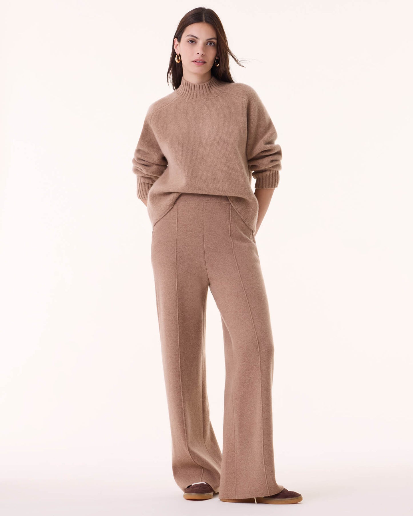 Pantalon Dion camelo