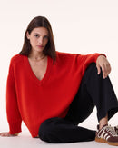 Sweater Divee red orange