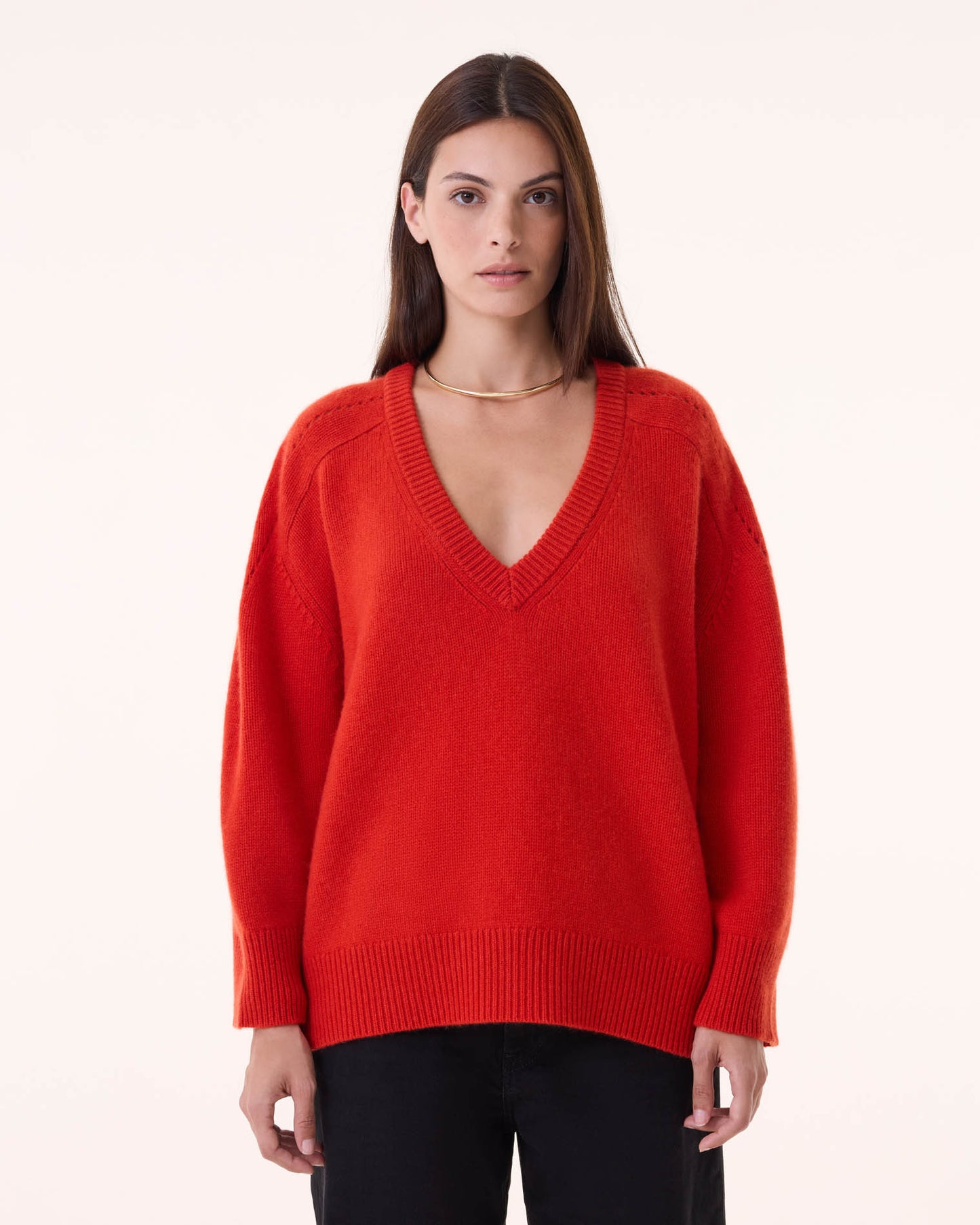 Sweater Divee red orange