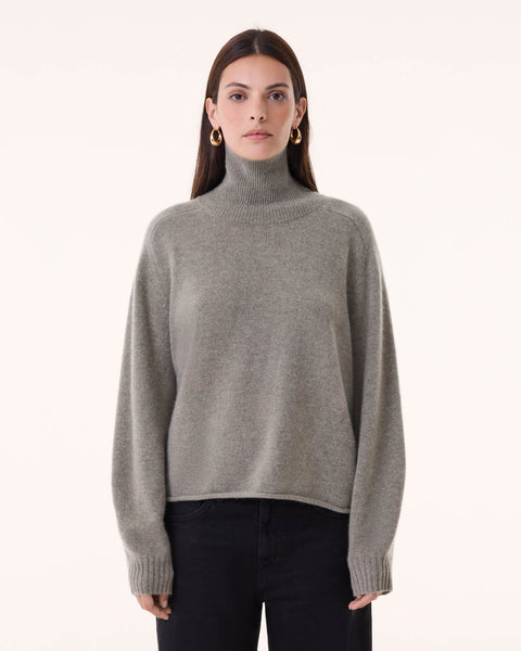 Sweater Fabienne marl khaki - Image principale