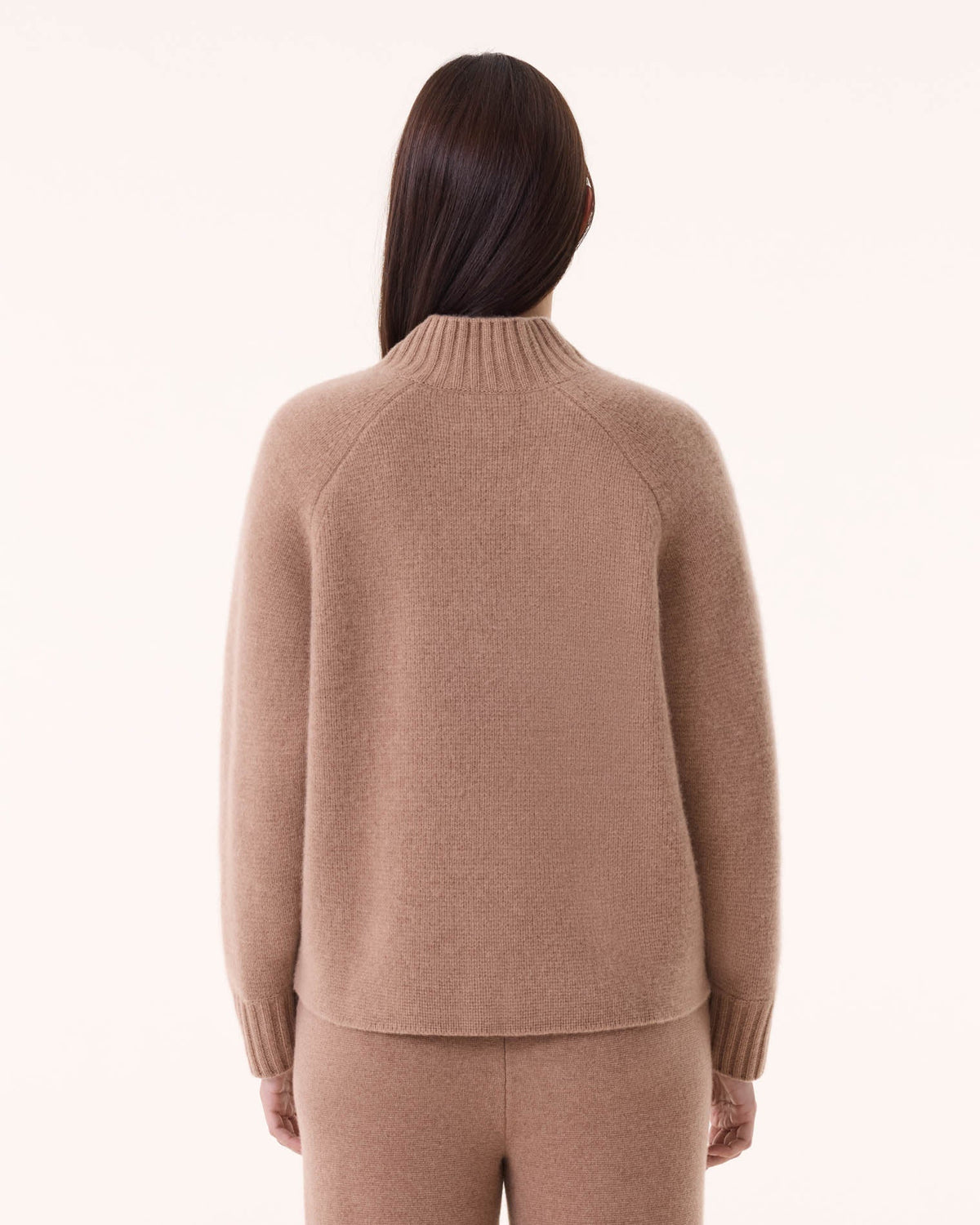 Pull halifax tricotage milano camel - Kujten