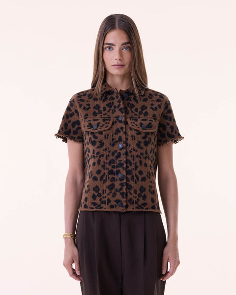 Veste Jessinda Leo marron - Image principale