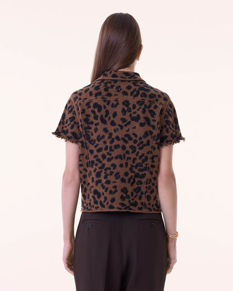 Veste Jessinda Leo marron - Image principale