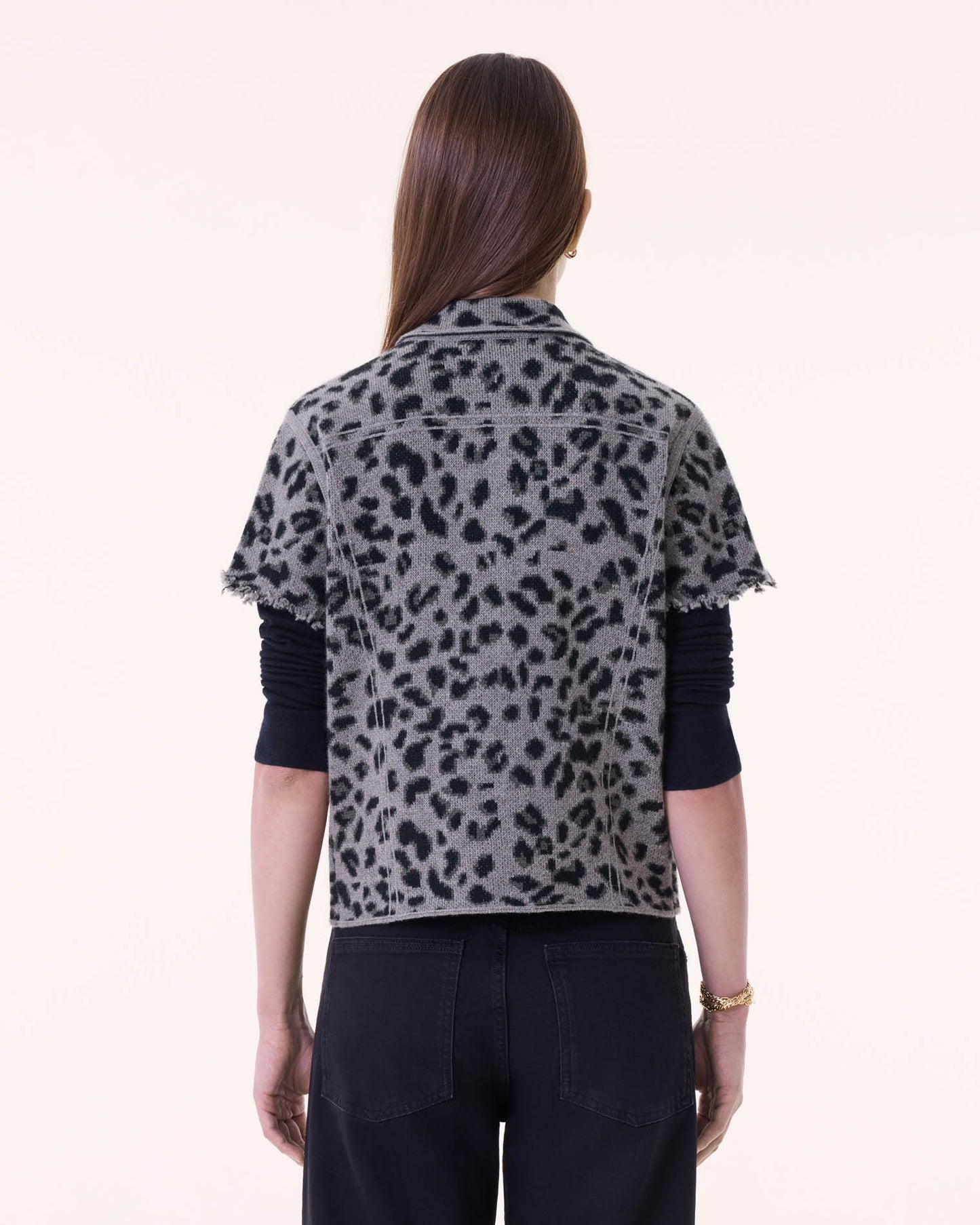 Jacket Jessinda Leo khaki leopard print
