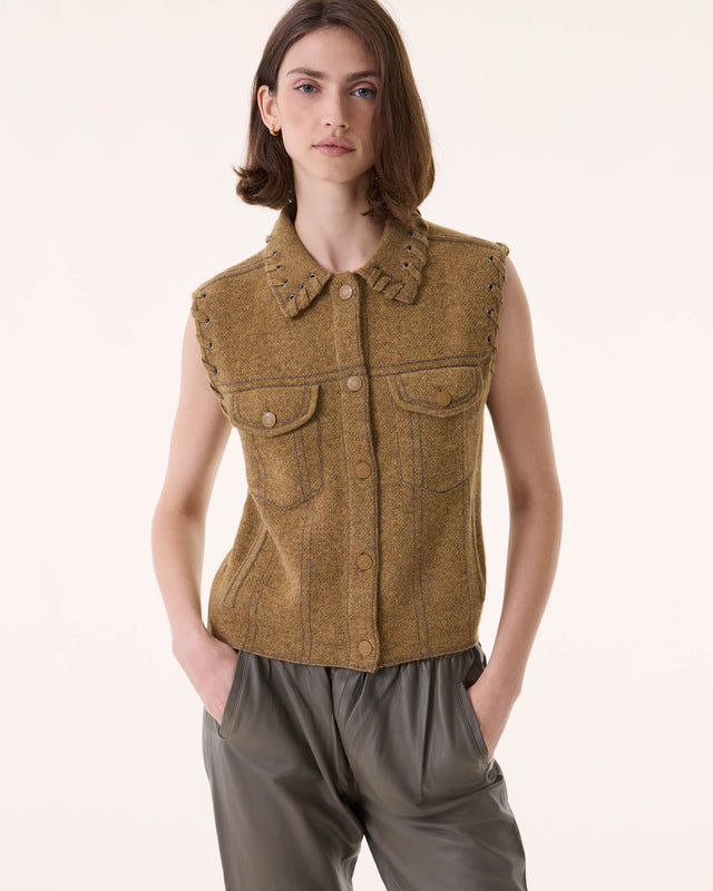 Vest Joss Lacets bronze - Image principale