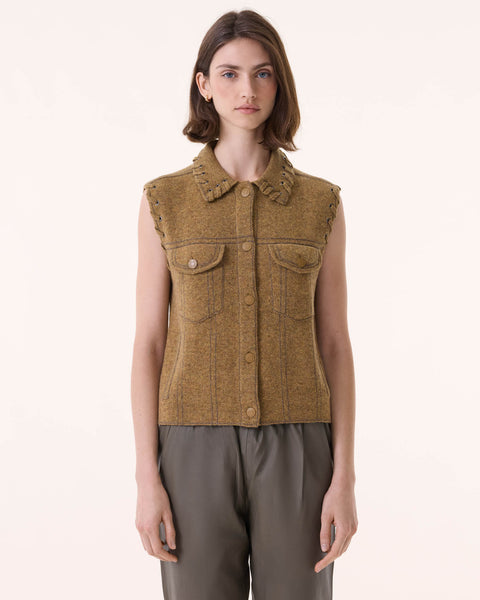 Vest Joss Lacets bronze - Image principale