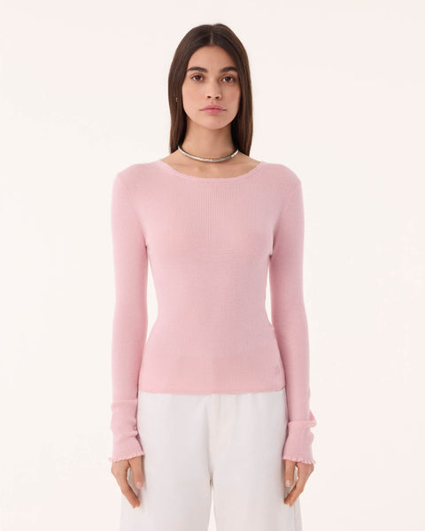 Pull Karli rose vintage - Image 2