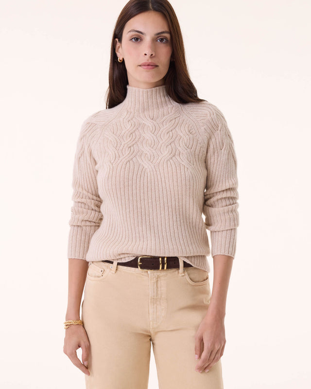 Pull Klea beige organic - Image principale