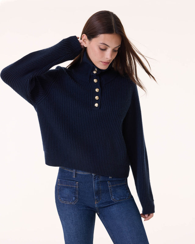 Sweater Latoya dark navy blue - Image principale