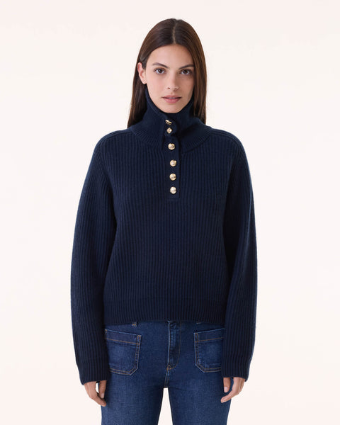 Sweater Latoya dark navy blue - Image principale