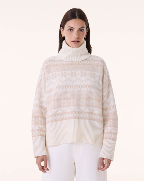 Sweater Loulou Flake organic beige - Image 2