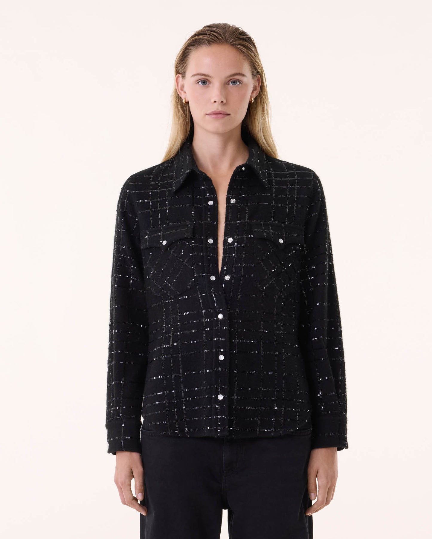 Shirt Lumber Diva black