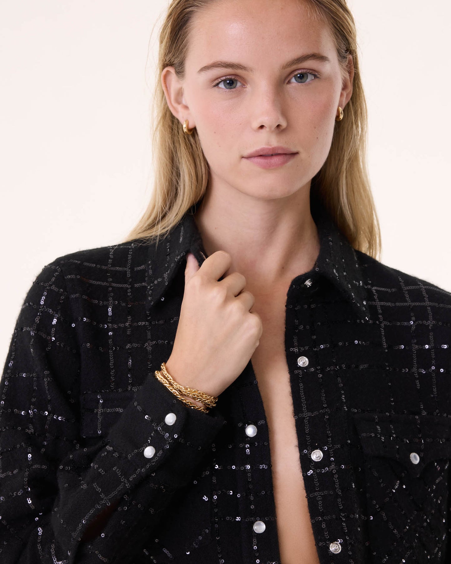 Shirt Lumber Diva black
