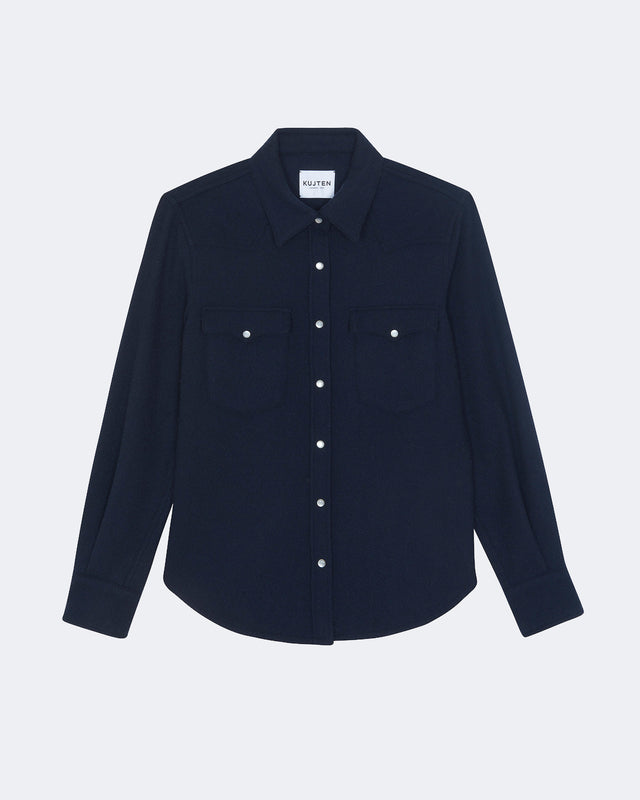 Chemise Lumber Plain bleu marine foncé - Image principale