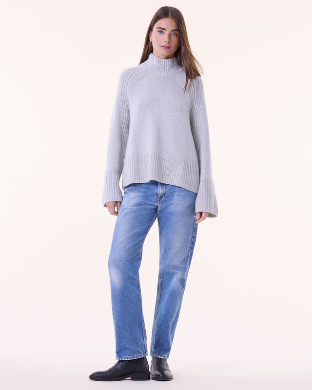 Pull Madge gris bouleau - Image principale