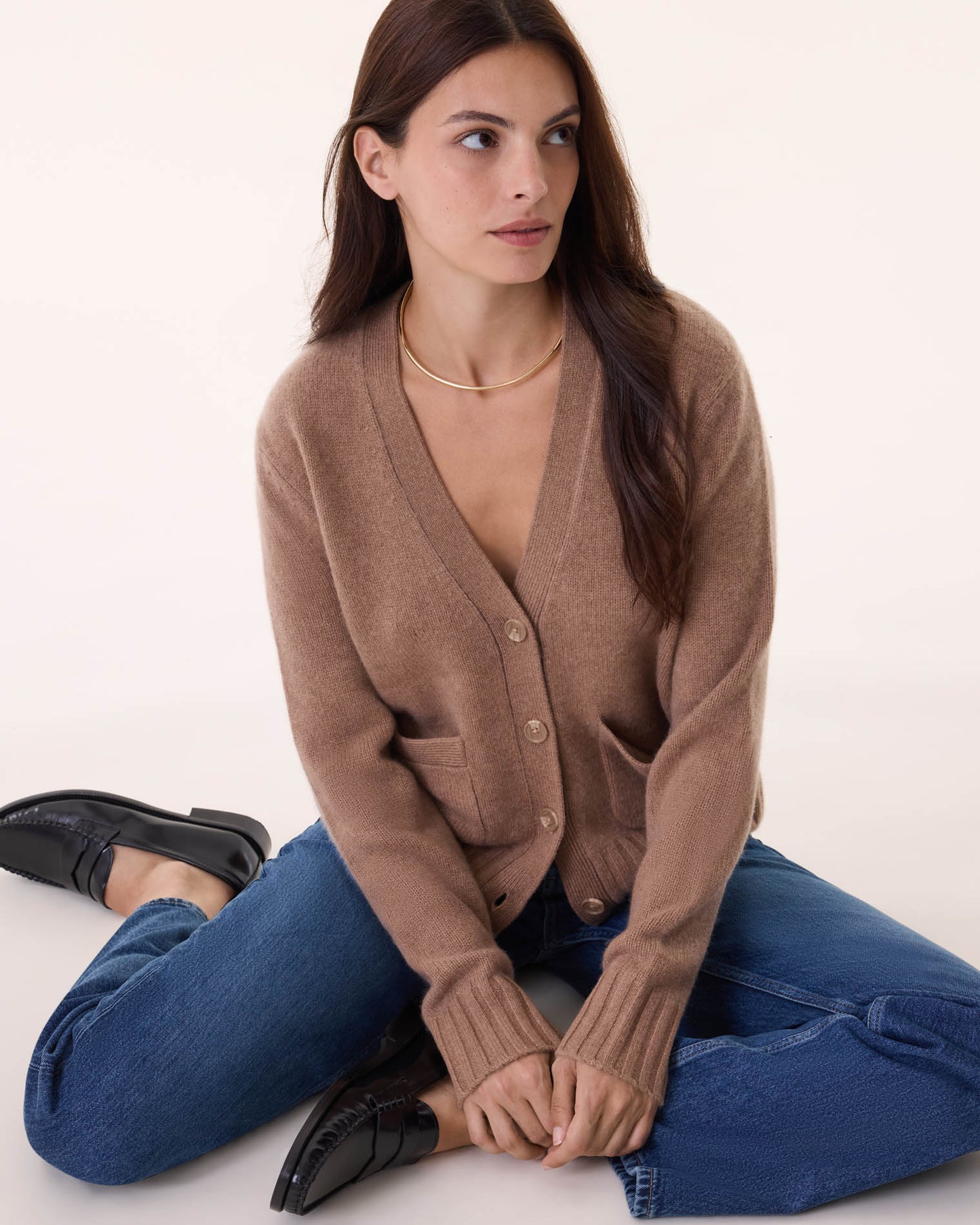 Vest Milena camelo brown