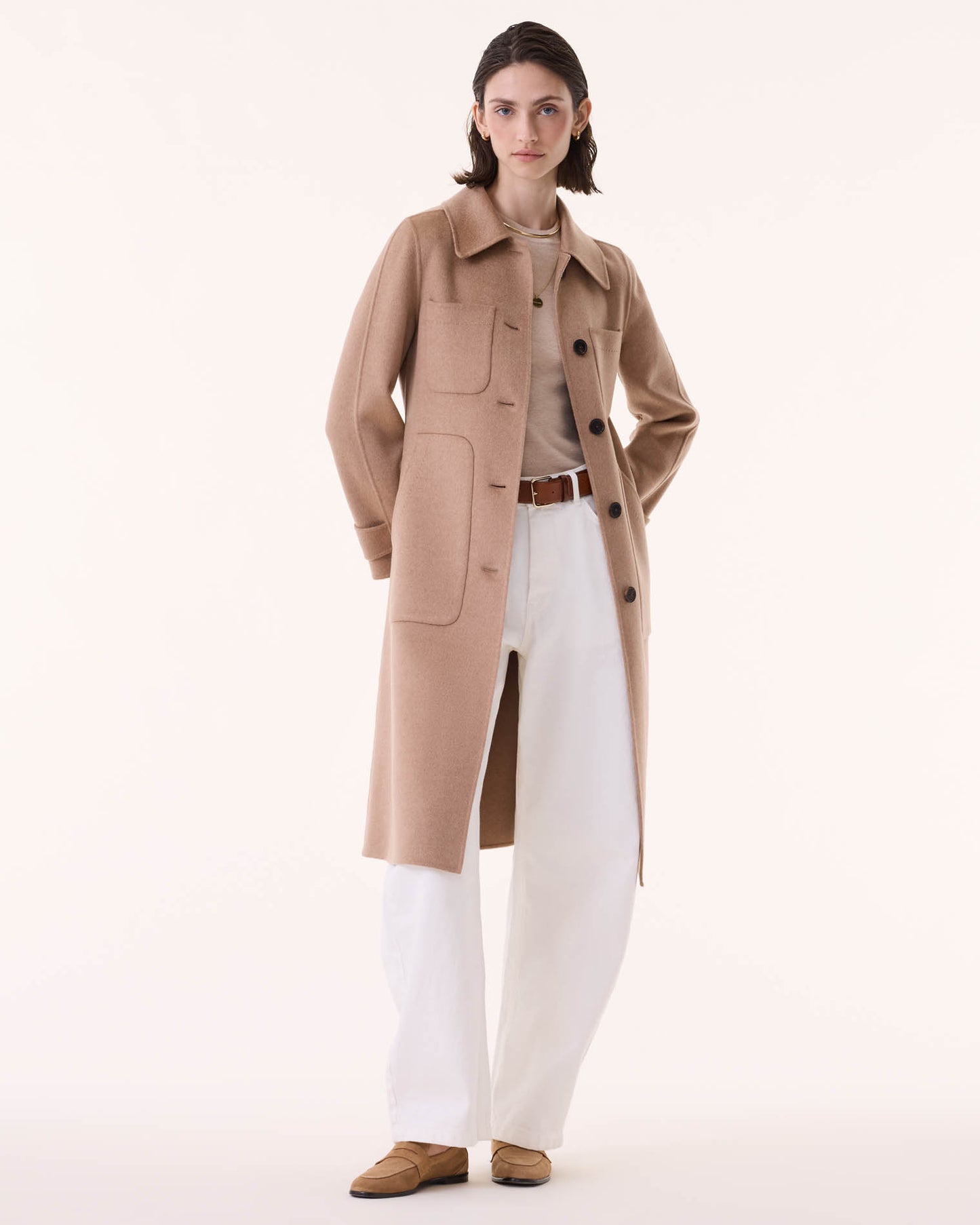 Manteau Montreal marron camelo